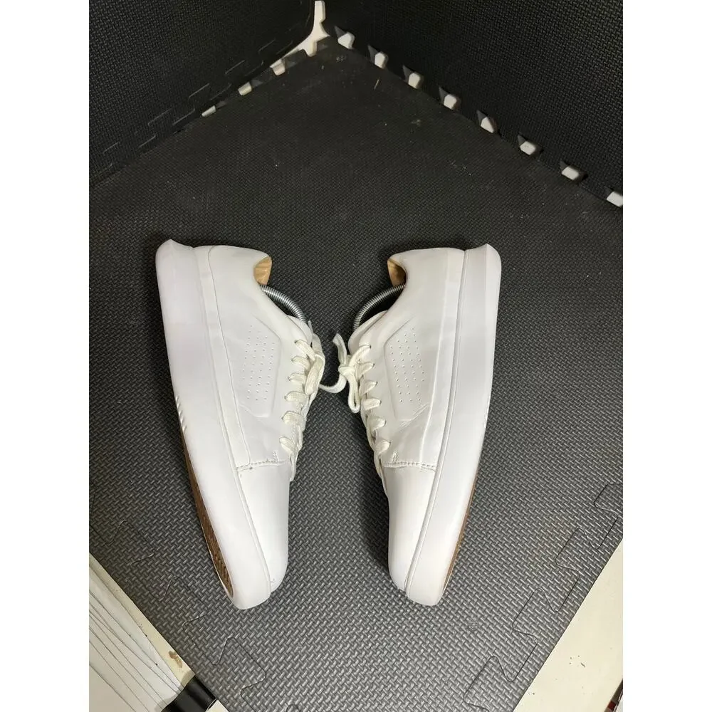 Under Armour White Leather Uas Club Low Sneakers Shoes Size‎ 10.5 Mens